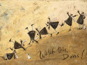 Sam Toft - Watch This Doris! - Canvas Print Wall Art - 2 sizes available - Picture 1 of 1