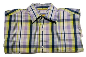 ROBERT TALBOTT MENS SHIRT CARMEL PLAID Multicolored Size medium - Picture 1 of 5