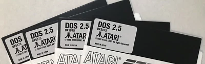 Atari DX5075 DOS 2.5  4 each 5 1/4 disks 800/XL/XE with generic sleeve - Image 1 of 2