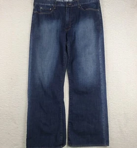 Guess Men's Jeans 38x30 Relaxed Straight Leg Baggy Dark Wash Skater - Picture 1 of 10