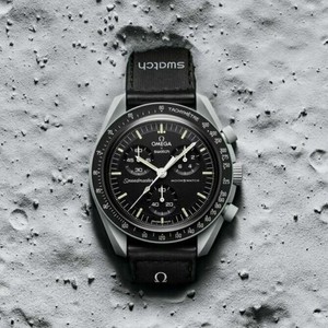 Omega x Swatch moonswatch Mission to theMoon Speedmaster Bioceramic watch