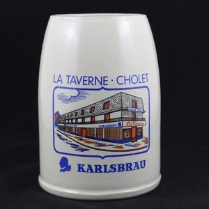 Jarra Ceramica CERVEZA Karlsbrau La Taverne Cholet Karlsberg 1Litro ALEMANIA - Foto 1 di 5