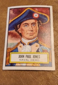 1952 Topps Look 'N See John Paul Jones # 42 - Foto 1 di 4
