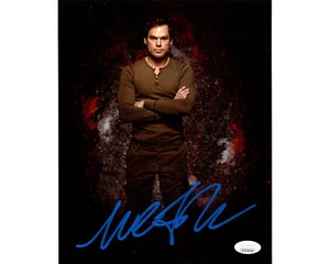Michael C. Hall "Dexter" signiertes 8x10 Foto JSA authentisches Auto - Bild 1 von 2