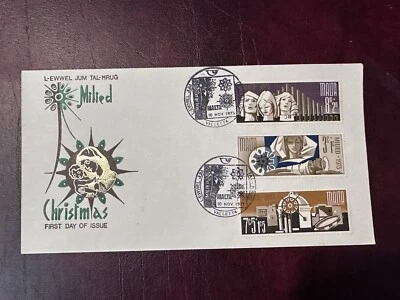 Malta Christmas FDC 1973 CHRISTMAS - Image 1 of 2