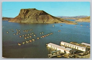1964 Dock & Boats Elephant Butte Lake Truth or Consequences New Mexico Postcard - Picture 1 of 2