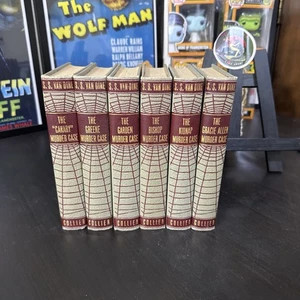 Lot of 6 Philo Vance Stories S.S. Van Dine. 1927/38 CP  “Spider Web” Front cover - Foto 1 di 18