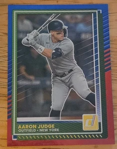 2025 Donruss Aaron Judge Red and Blue #50 New York Yankees - Bild 1 von 2
