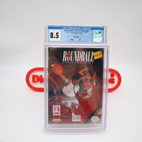 NES Nintendo ROUNDBALL 2-ON-2 CHALLENGE BASKETBALL CGC GRADED 8.5 B+ NEW Sealed!