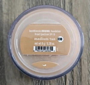 Base original bareMinerals amplio espectro FPS 15- "TOSTADO MEDIO" 18 0,28 oz - Imagen 1 de 2
