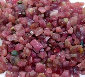 Certified 100 Ct Natural Tourmaline Rough Lot Mixed Color Loose Gemstones - Picture 1 of 6
