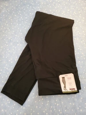 2 Pair ~ NoBo No Boundaries Black High Rise Ankle Leggings, XL ( 15-17 ) - Image 1 of 4
