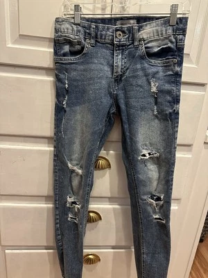 THREAD THEORY - Pantalones de mezclilla ajustados para hombre 30 x 30 Foto 1 de 4