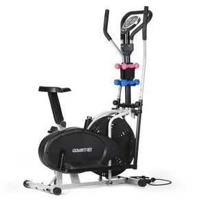 Powertrain 5-in-1 Elliptical Cross Trainer Bike with Dumbbell Sets 110x60x145cm - Picture 1 of 10