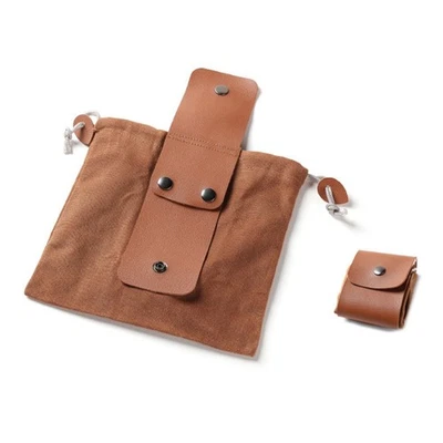 Praktisches Zubehör Canvas Bushcraft Futtertasche faltbare Gürteltasche - Image 1 of 4