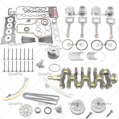 1ZZ-FE 1.8L Engine Rebuild Kit + Thermostat For 2000-2008 Toyota Corolla Matrix - Image 1 of 4