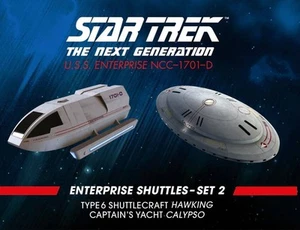Enterprise Shuttles - Set 2 Hawking' & Captain's Yacht (Eaglemoss / Star Trek) - Picture 1 of 7