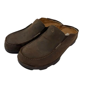OluKai Moloa Herren 11 Nubukleder Slipper Halbschuhe Pantoletten RÜCKENAUSSCHNITT - Bild 1 von 12
