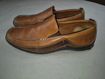 Mocasín de conducción veneciano Cole Haan Tucker cuero marrón para hombre talla 12 Foto 1 de 4