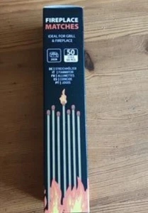 5er Pack  Streichhölzer  20cm Extra lange  Zündhölzer  Grill , Kamin , Kerzen - Bild 1 von 3