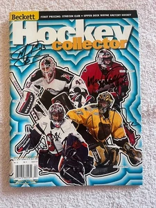 Beckett Hockey Collector Autos Biron Luongo Grahame Quellet Goalie NHL Apr 2000 - Bild 1 von 6