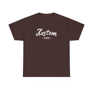 Kustom Gitarre Bass Verstärker Abzeichen Logo T-Shirt - Vintage Retro Musiker Geschenk CCR Tee - Bild 1 von 105