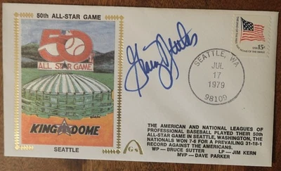 1979 Gateway Stamp Co. Full  Color Silk Cachet Graig Nettles 50th All-Star Game - Image 1 of 3