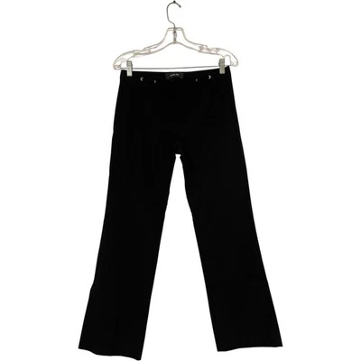 Massimo Dutti Womens Pants EU 36 US 4 Black Ankle Flare Trousers 5020/685 NWT - Image 1 of 4