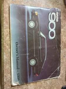 Saab 900 Owner's Manual 1986 Complete - Picture 1 of 5