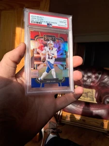 2023 Panini Select - Concourse Josh Allen #13 Red & Blue Prizm Die-Cut - Bild 1 von 3