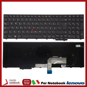 TASTIERA PER LENOVO THINKPAD ITALIANA E540 E531 E545 L540 T540P T550 T560 NERA - Afbeelding 1 van 1