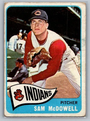 1965 Topps #76 Sam McDowell - Image 1 of 2