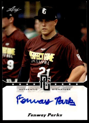 2013 Leaf Perfect Game #A-FP1 Fenway Parks BASEBALL Baseball - Image 1 of 2