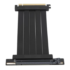 PCIE 4.0 X16 Extender Right Angle 26GB/s 5.9in Shielded Gold Plated GPU Exte SAL - Afbeelding 1 van 22