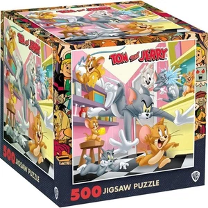 MasterPieces Puzzle; Tom & Jerry von Hanna-Barbera; 500 Teile - Bild 1 von 3