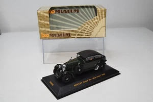 B28 1:43 IXO MUS003 BENTLEY SPEED SIX 1930 VERDE SIN USAR, EN CAJA - Imagen 1 de 18
