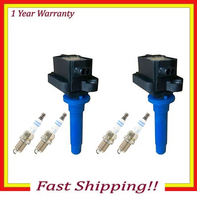 Bobina de encendido UF253 y bujía Bosch Platinum 8101 para 00-04 Kia Spectra 1,8 L Foto 1 de 4