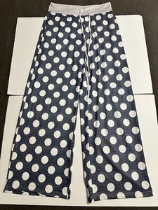 Lange Damenhose gepunktet Yoga Lounge weites Bein lässig locker Größe XL - Bild 1 von 8