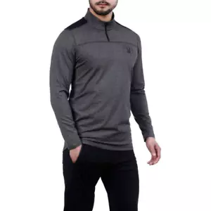 Maglione Uomo Spyder Active, Antracite Heather, 1/2 Zip (Grande) CR/Clos - Foto 1 di 6