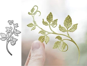 Leaves Flower Metal Die Cuts,Srping Leaf Flower Cutting Dies Cut Stencils - Picture 1 of 12