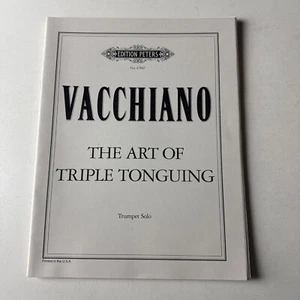 Vacchiano The Art of Triple Tonguing Trumpet Solo Edition Peters - Bild 1 von 4