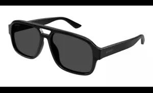 Gucci GG1342S 001 schwarzer Rauch Sonnenbrille - Bild 1 von 10
