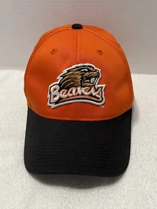 Hat Oregon State Beavers Cap Hook & Loop Adjustable Orange Black Embroidered - Picture 1 of 5