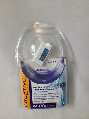 Creative MuVo Micro N200 256 MB MP3 Player White- BRAND NEW SEALED - Image 1 of 4
