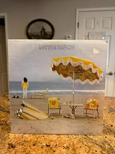 1974 Neil Young - On The Beach LP (R 2180, Vinyl Album) PRINTED INNER SLEEVE - Picture 1 of 8