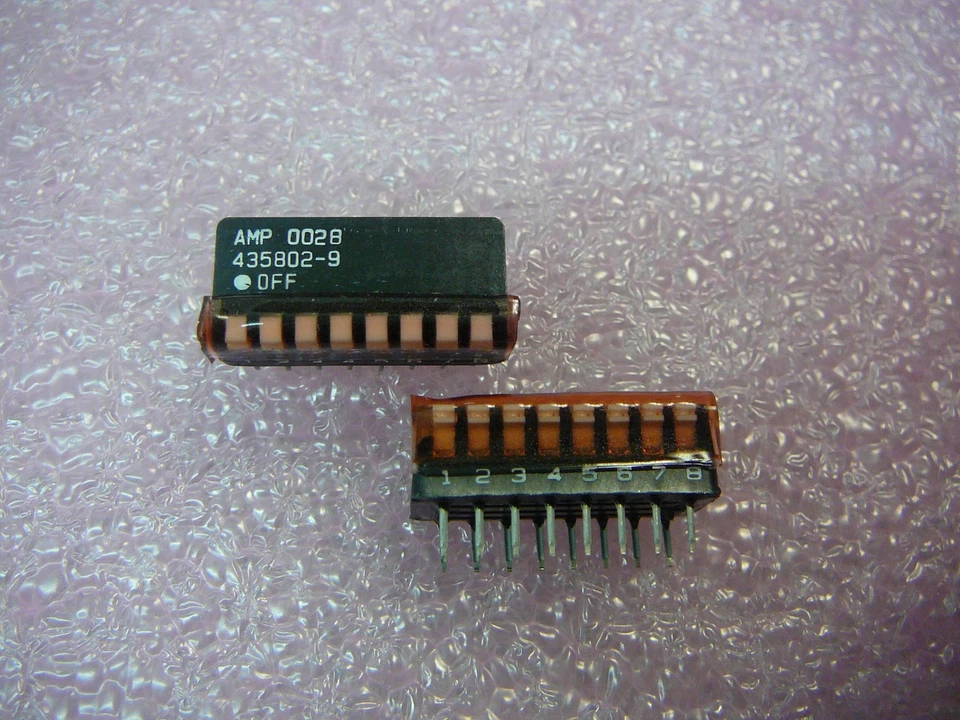 Interruptor AMP PIANO-DIP 8 posiciones balancín R/A 5V agujero pasante SPST **NUEVO** Cantidad 1 Foto 1 de 1