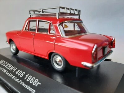1/43 o scale ixo ist 1968 AZLK Moskwitch Moskvitch 408 VVM014 Бриллиантовая Рука - Image 1 of 4