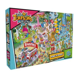Jokesaws: Trouble in Paradise 1000 Piece Jigsaw Puzzle - Picture 1 of 8