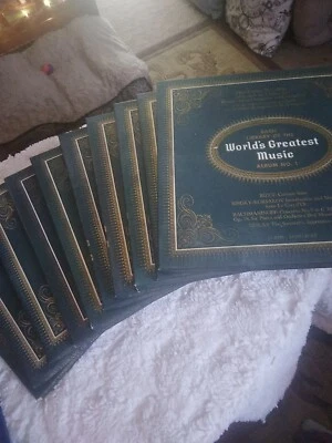 SALE!! Basic Library of the Worlds Greatest Music  #1-10 Inclusive Vinyl (1958) - Image 1 of 4