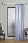 Solino Home 100% Linen Curtain – 52 x 108 Inch 52 x 108 Inch, Chambray Blue 